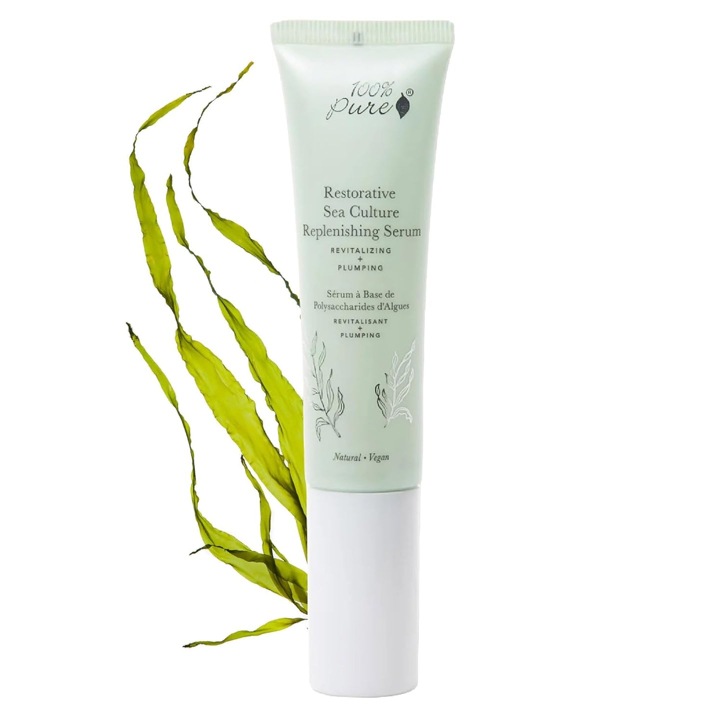 Restorative Sea Culture Replenishing Serum, Anti-Aging Hyaluronic Acid for Face, Hydrating Serum for Everyday Use - 1 Fl Oz