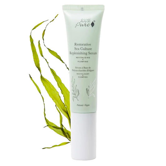 Restorative Sea Culture Replenishing Serum, Anti-Aging Hyaluronic Acid for Face, Hydrating Serum for Everyday Use - 1 Fl Oz