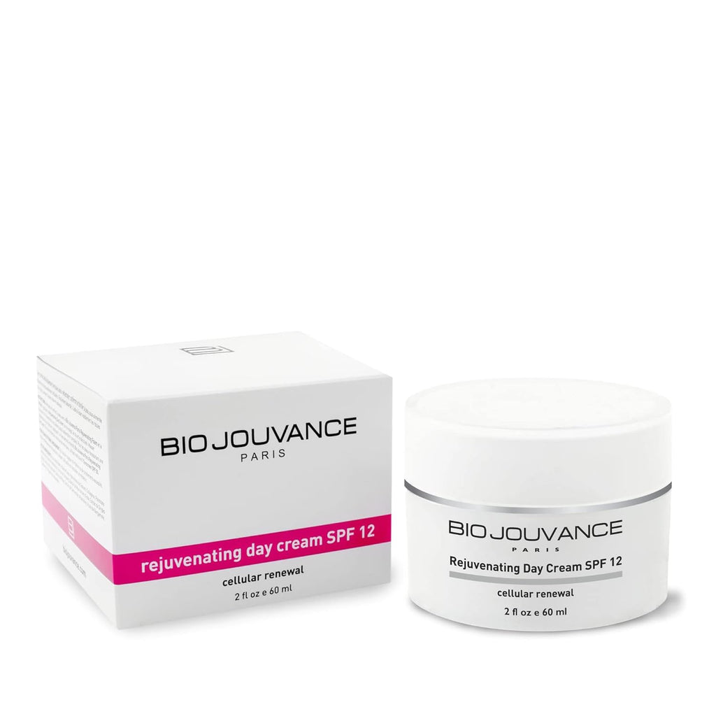 Rejuvenating Day Cream 2Oz / 60Ml - for Mature/Sun Damaged Skin | Anti-Aging Face Moisturizer Hydrating Lotion | Daily Facial Skin Care Treatment Regimen | Made in France