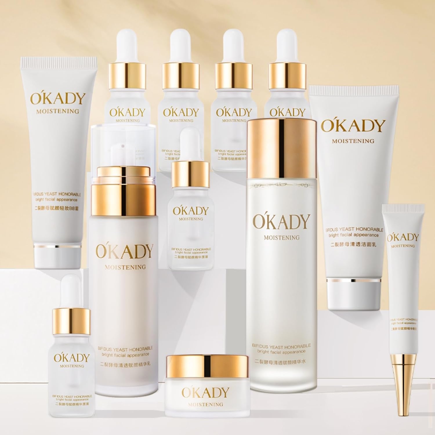 Anti Aging Skin Care Sets Gentle Skin,Care Travel Kit,Cleanser,Toner, Face Serum,Eye Cream,Face Cream Facial Skin Care Sets & Kits for Wife Mom Women Girl Valentine'S Day (12 Piece)
